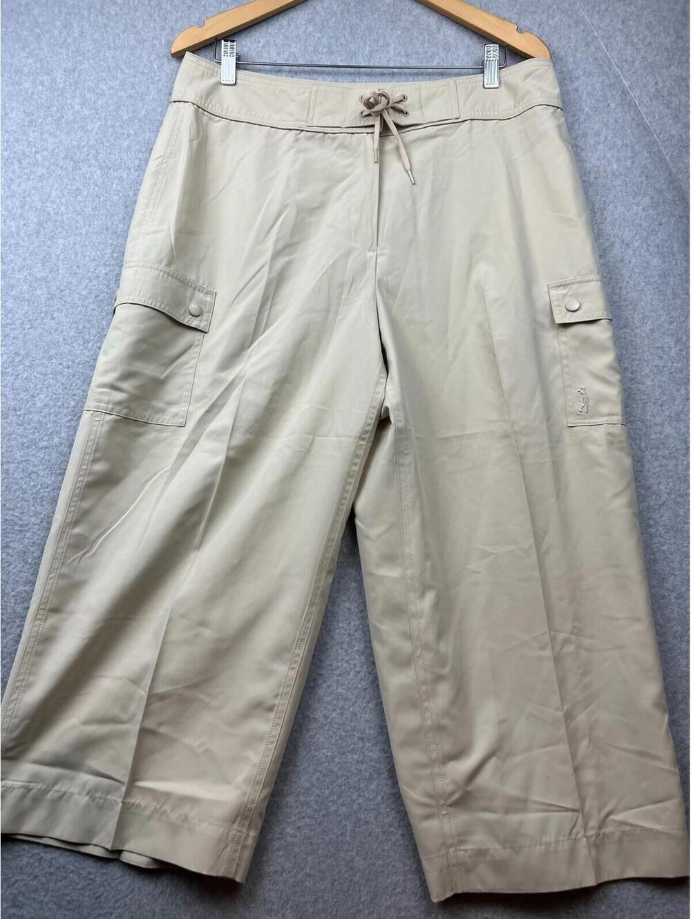 Izod Golf Cargo Capri Pants Womens Size 14 Outdoor Summer Lightweight Hiking